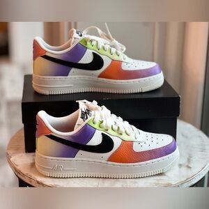 Nike Air Force 1 Multi-Color Gradient size 6.5w 5y Fashion Sneakers